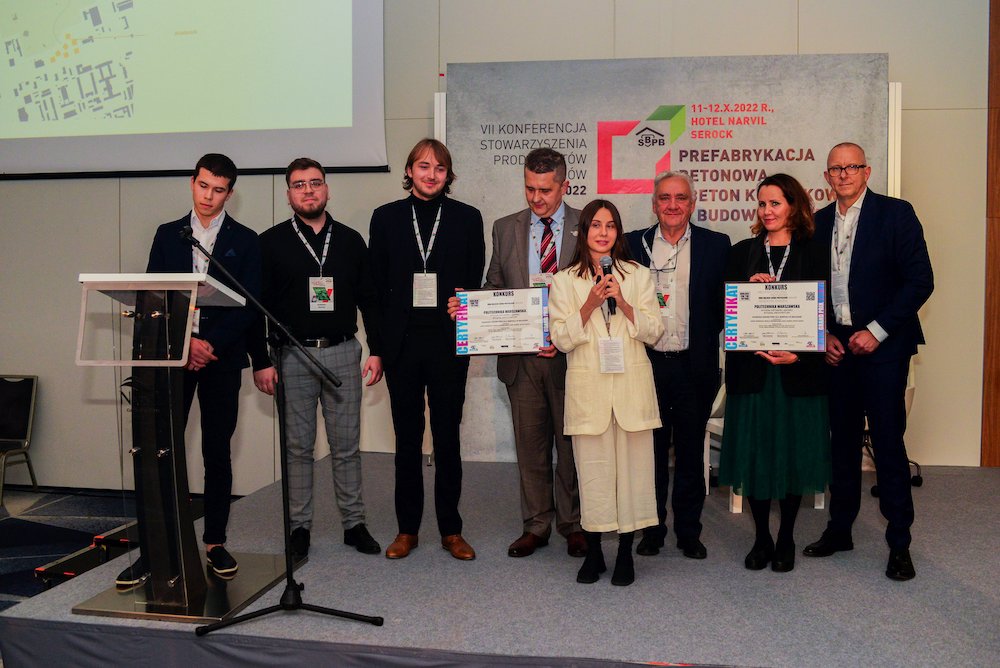 VII Konferencja SPB - laureaci Grand Prix w konkursie dla studentów (fot. Marek Antoszkiewicz)