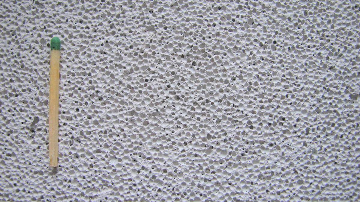 Jednorodna struktura betonu komórkowego