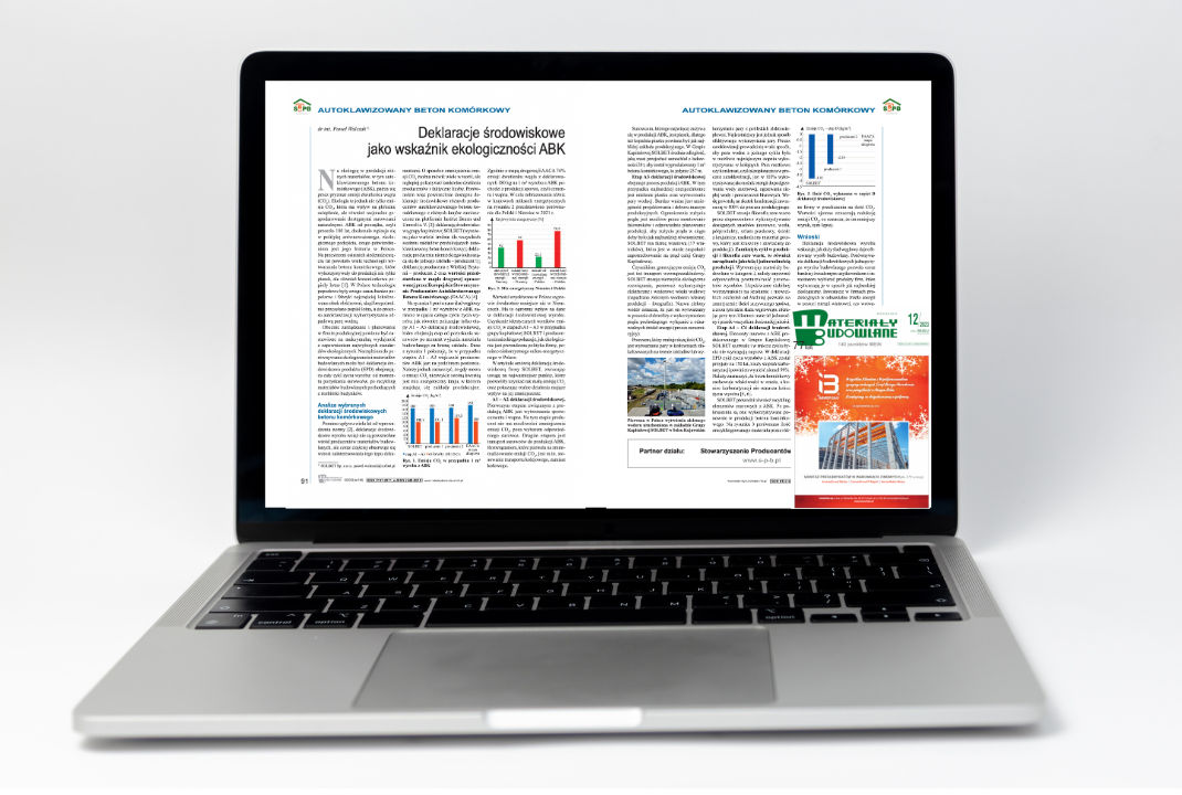 Deklaracja środowiskowa produktu, artykuł, EPD